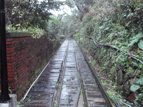 金瓜山 トロッコ跡