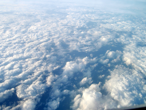 チャイナエアラインからの車窓