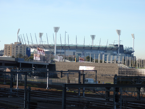 朝のFlinders Street