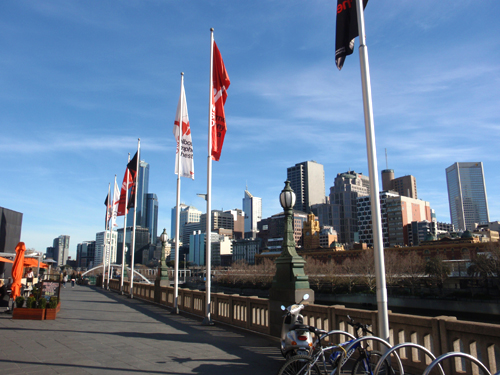 朝のFlinders Street
