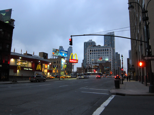 日没後のニューヨーク