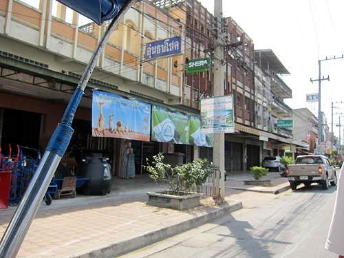 カンチャナブリの街並み