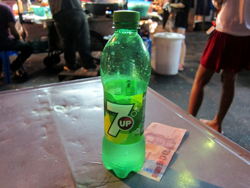 Wongwian Yai駅前の屋台