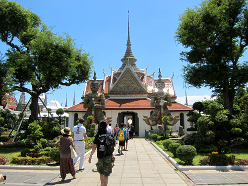 Wat Arun手前